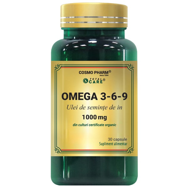 OMEGA 3 6 9 Ulei De Seminte De In Cosmopharm 1000 mg