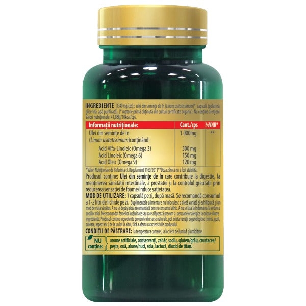 OMEGA 3 6 9 Ulei De Seminte De In Cosmopharm 1000 mg