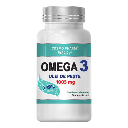OMEGA 3 Ulei de Peste 1005mg, 30 capsule
