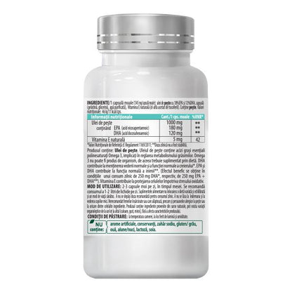 OMEGA 3 Ulei de Peste 1005mg, 30 capsule