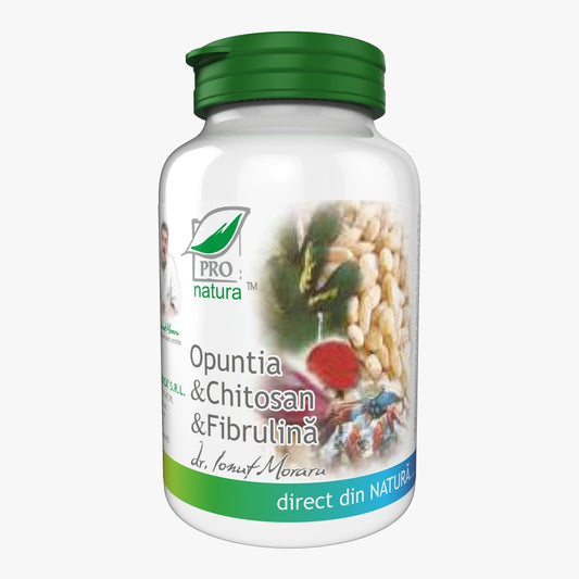 Opuntia Chitosan Fibrulina 60cps