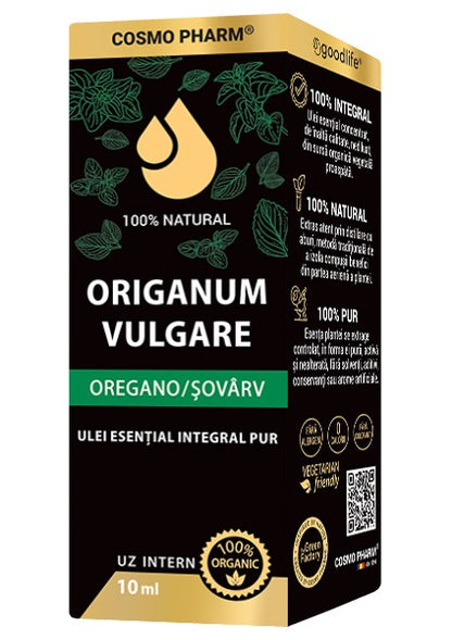 ORIGANUM VULGARE – Ulei Esential De OREGANO / ȘOVÂRV (10ml)