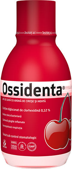 Ossidenta® - Apa de gura cu aroma de cirese si menta