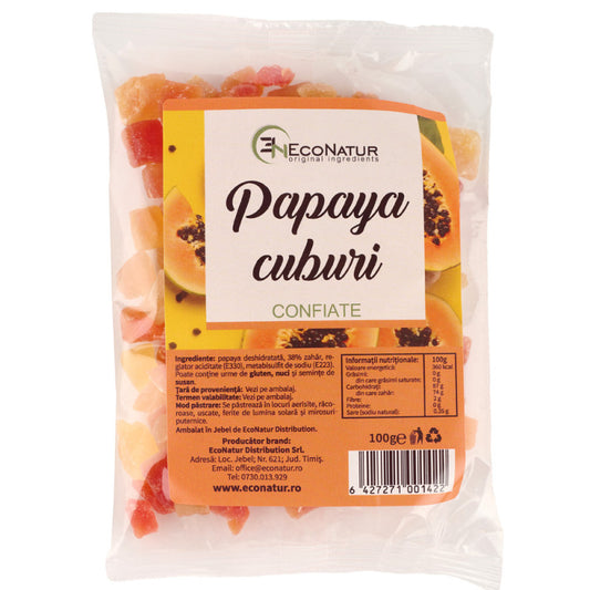 Papaya cuburi 100g EcoNatur