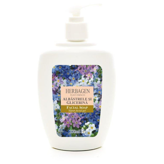 Săpun lichid facial cu extract de albăstrele