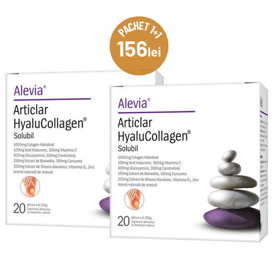 Articlar HyaluCollagen Solubil Pachet 20+20 plicuri