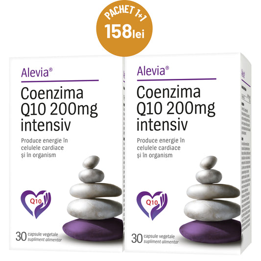 Coenzima Q10 200mg Intensiv Pachet 30+30