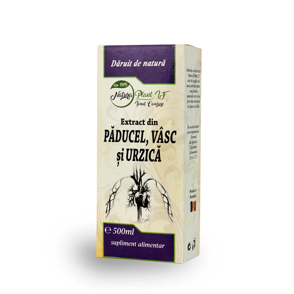 Extract din Păducel, Vâsc și Urzică