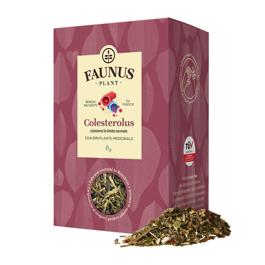 Colesterolus - Ceai Reglare Colesterol 90g. Amestec plante medicinale pentru colesterol mărit