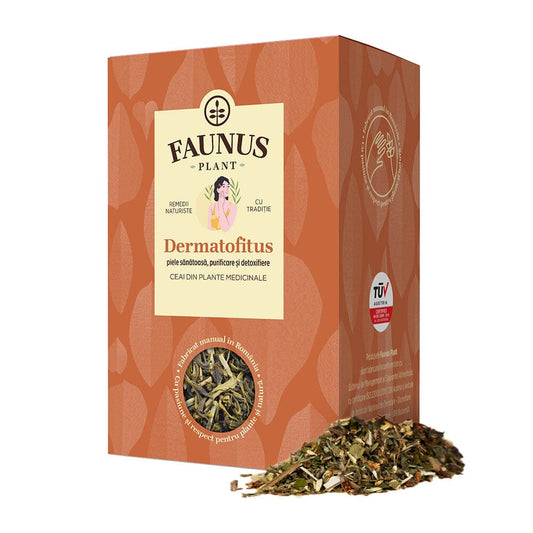 Dermatofitus - Ceai Piele Sănătoasă 90g. Amestec plante medicinale pentru afecțiuni cutanate