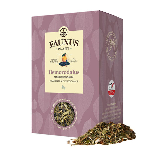 Hemorodalus - Ceai Hemoroizi și Fisuri Anale 90g. Amestec plante medicinale pentru calmarea bolii hemoroidale