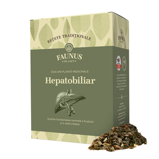 Rețete Tradiționale, Ceai - Hepatobiliar 180g. Amestec plante medicinale pentru ficat gras, bilă leneșă. Protector hepatic