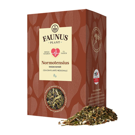 Normotensius - Ceai Tensiune Normală 90g. Amestec plante medicinale care reglează tensiunea arterială