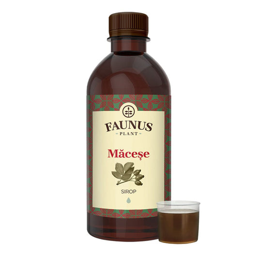 Măceșe - Sirop. Flacon 500ml. Efect vitaminizant, crește rezistența organismului în fața infecțiilor