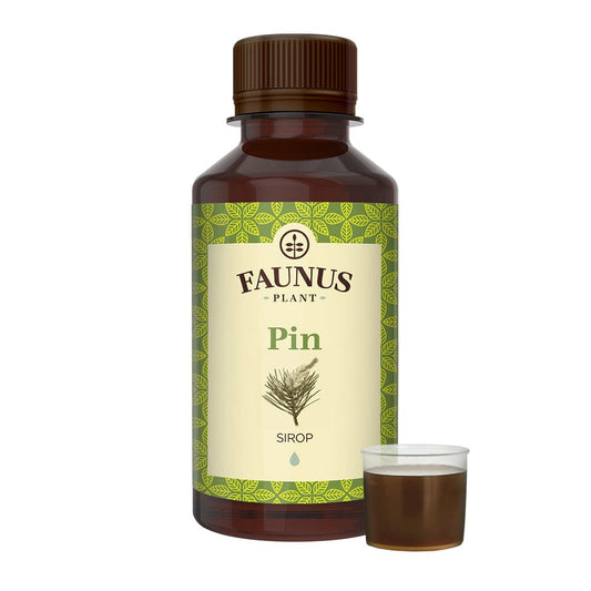 Pin - Sirop. Flacon 200ml. Concentrat din muguri de pin pentru protejarea căilor respiratorii și ameliorarea simptomelor de tuse