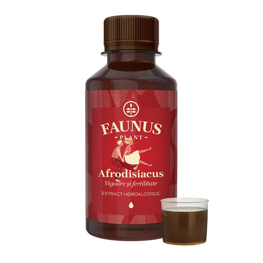 Afrodisiacus - Tinctură. Flacon 200ml. Extracte hidroalcoolic concentrat din plante medicinale pentru creșterea potenței și a libidoului