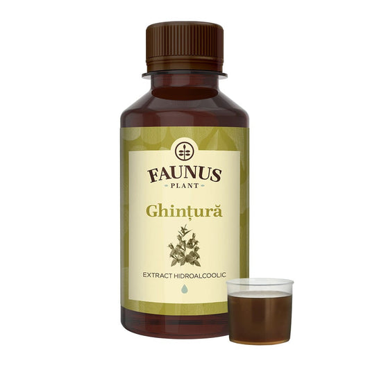 Ghințură - Tinctură. Flacon 200 ml. Extract hidroalcoolic concentrat din ghințură pentru stimularea funcției hepatice