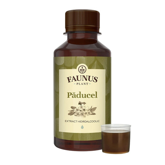 Păducel - Tinctură. Flacon 200ml. Extract hidroalcoolic concentrat din păducel pentru reglarea tensiunii arteriale și calmarea nervilor