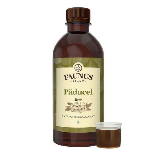 Păducel - Tinctură. Flacon 500ml. Extract hidroalcoolic concentrat din păducel pentru reglarea tensiunii arteriale și calmarea nervilor