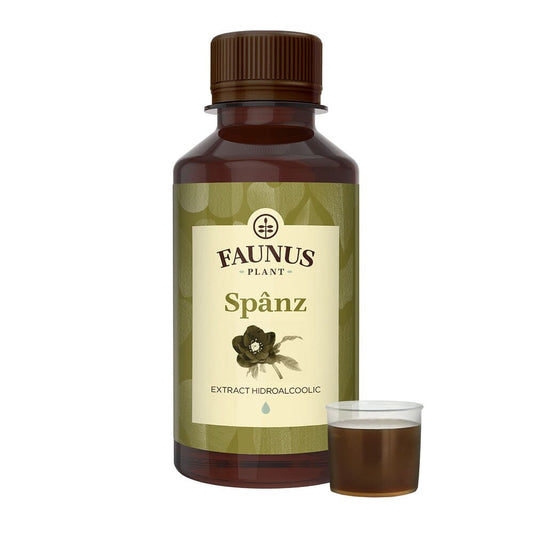 Spânz - Tinctură. Flacon 200ml. Extract hidroalcoolic concentrat din rădăcină de spânz pentru dureri articulare, cu efect antiinflamator