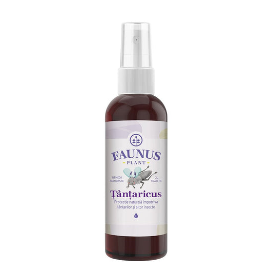 Țânțaricus - Loțiune. Flacon 100ml. Extract din ingrediente naturale pentru protejarea pielii de țânțari și insecte