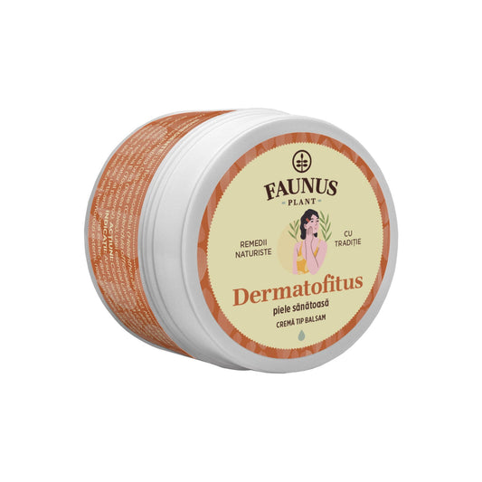 Dermatofitus - Cremă tip balsam 50ml. Extract din plante medicinale cu ceară de albine și rășină de brad pentru vindecarea pielii, cu efect cicatrizant