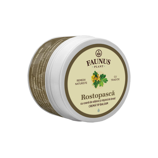 Rostopască - Cremă tip balsam 50ml. Extract din rostopască cu ceară de albine și rășință de brad cu efect cicatrizant