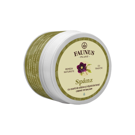 Spânz - Cremă tip balsam 50ml. Extract natural din spânz cu ceară de albine și rșină de brad pentru inflamații articulare