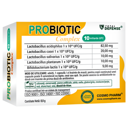 Probiotic Complex – Probiotice naturale pentru refacerea florei intestinale