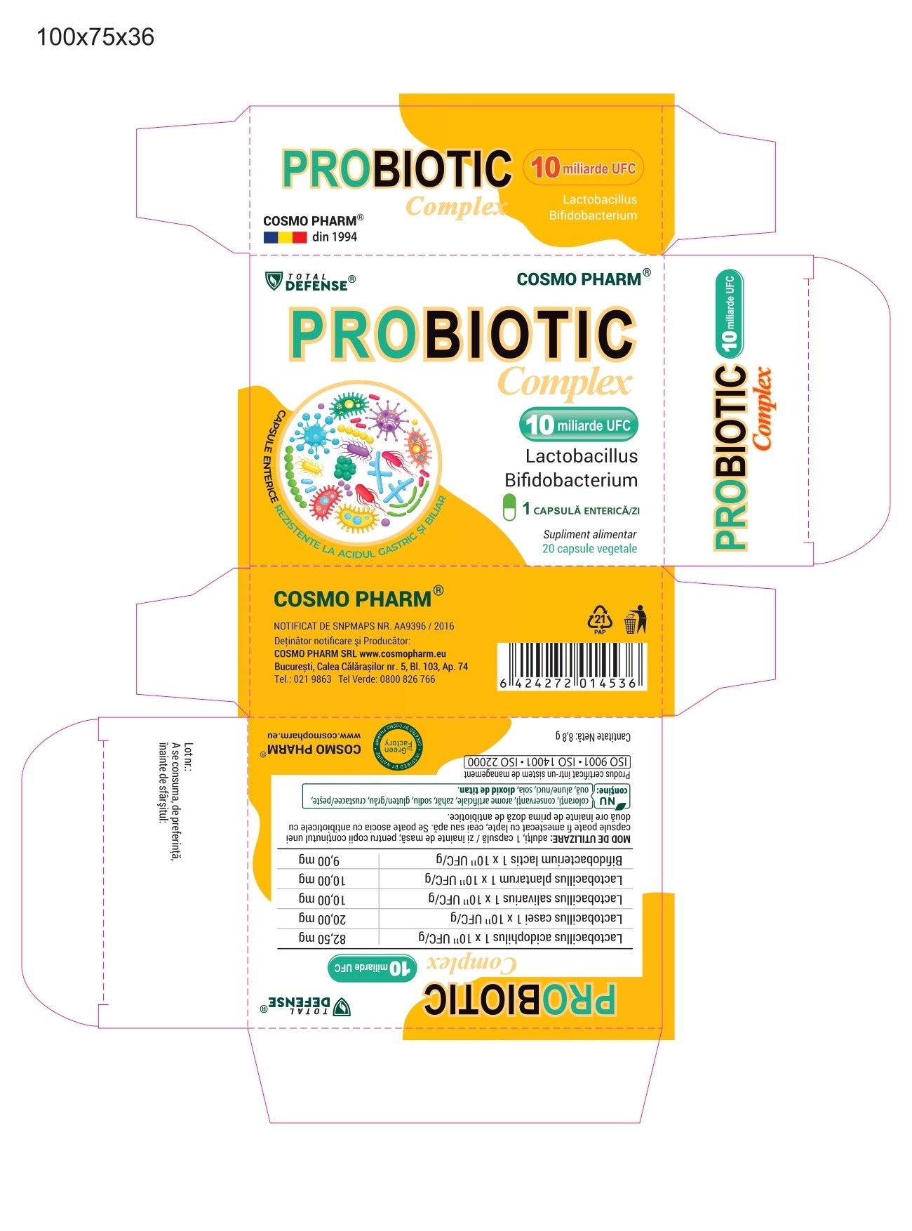 Probiotic Complex – Probiotice naturale pentru refacerea florei intestinale