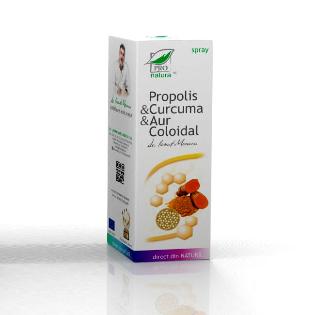 Propolis Curcuma Aur Coloidal spray 50ml
