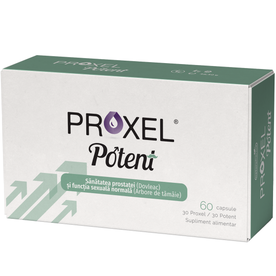 Proxel Potent - Sănătatea prostatei (Dovleac) și funcția sexuală normală (Arbore de tămâie)