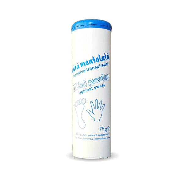 MEBRA pudră mentolată împotriva transpirației 75 g