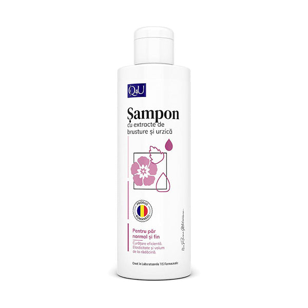 Q4U Șampon cu brusture și urzică