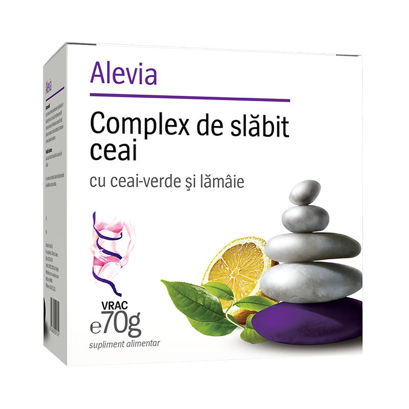 Complex de Slăbit cu Ceai Verde și Lămâie Vrac 70 g