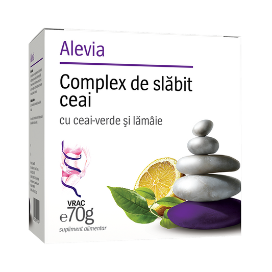 Complex de Slăbit cu Ceai Verde și Lămâie Vrac 70 g