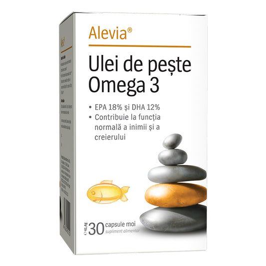 Ulei de peste Omega 3 1000mg 30 capsule moi