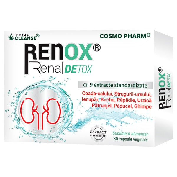 Renox® Renal Detox 30 cps. Detoxifiant, Diuretic