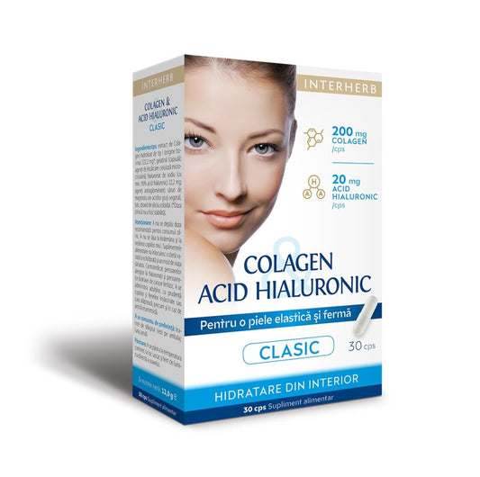 Interherb Colagen&acid hialuronic clasic 30cps