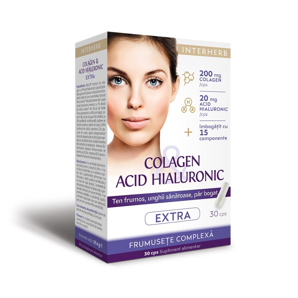 Interherb Colagen&acid hialuronic extra 30cps