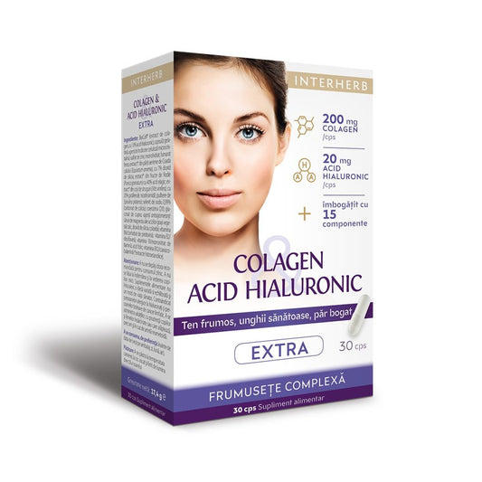 Interherb Colagen&acid hialuronic extra 30cps