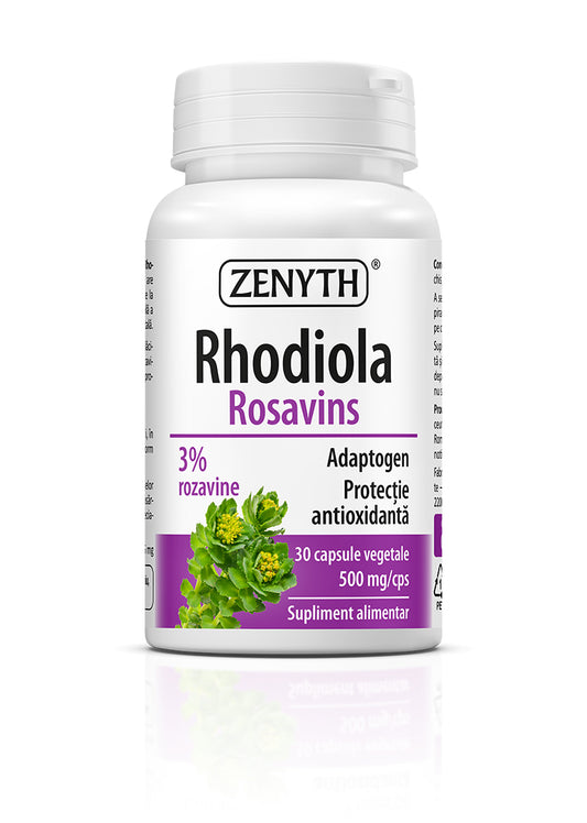 Rhodiola Rosavins 500 mg, 30 capsule