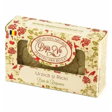 Săpun cu urzică și ricin 90 g – Deja Vu