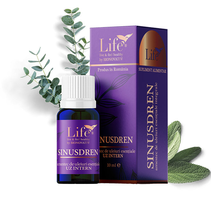 SINUSDREN – combinație de uleiuri esențiale – 10 ml