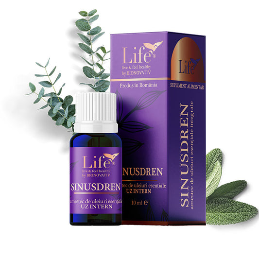 SINUSDREN – combinație de uleiuri esențiale – 10 ml