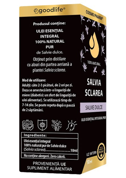 Ulei esential de Salvie Dulce- SALVIA SCLAREA