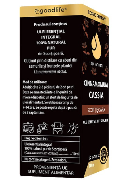 Ulei esential de SCORTISOARA – Cinnamomum cassia