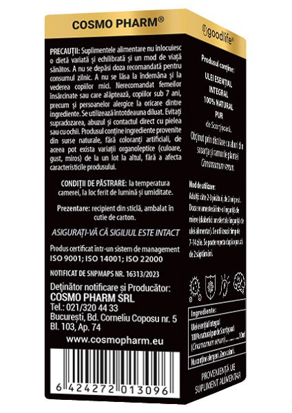 Ulei esential de SCORTISOARA – Cinnamomum verum