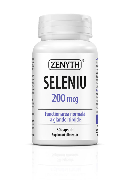 Seleniu 200 mcg, 30 capsule