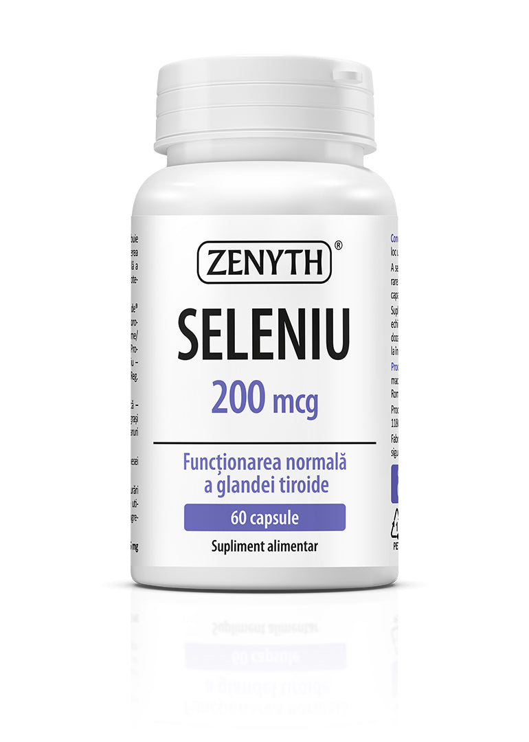 Seleniu 200 mcg, 60 capsule